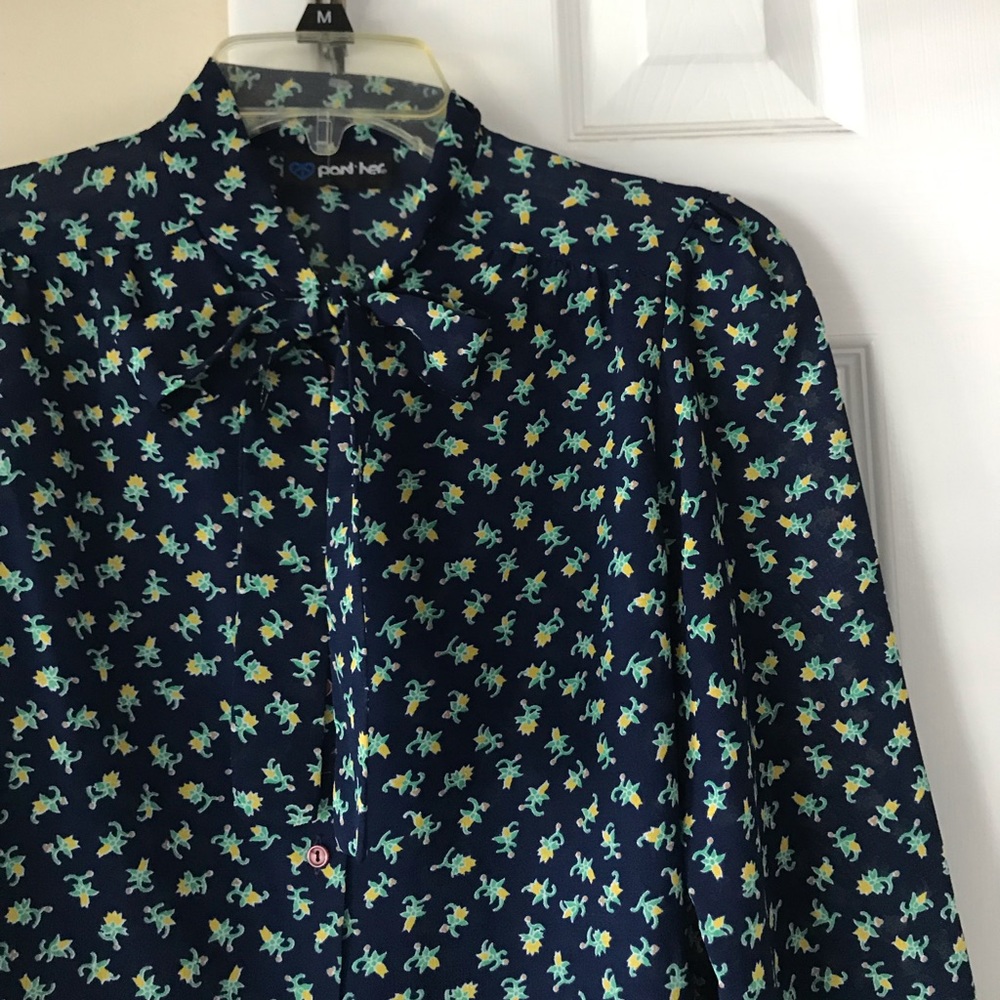 Vintage button down blouse